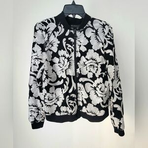 INC Embroidered Bomber Jacket size XS (S)